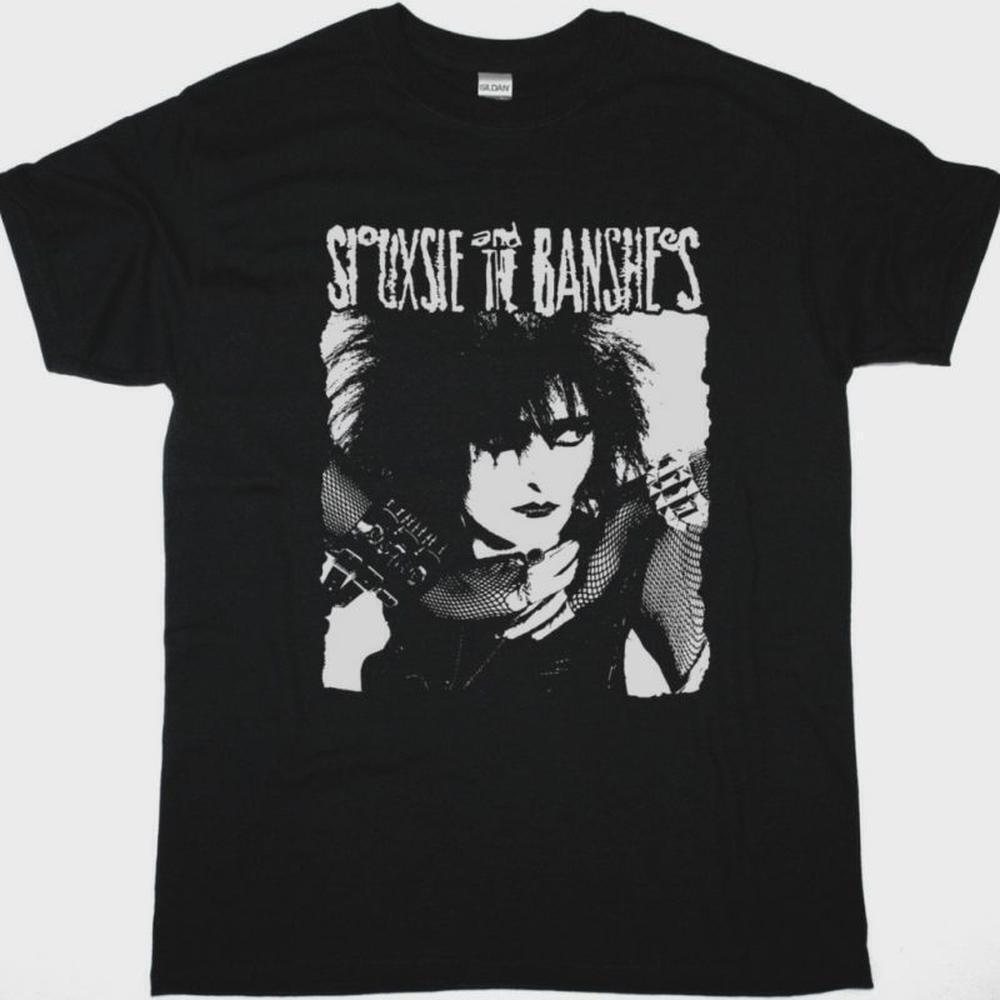 Siouxsie And The Banshees Portrait New Black T Shirt